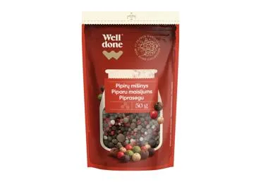 NAUJA! Pipirų mišinys WELL DONE, 50 g, 50 g