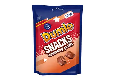 NAUJA! Saldainiai maišelyje CRUNCHY DUMLE FAZER, 100 g