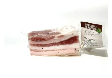 NAUJA! Sūdyta DZŪKŲ kiaulienos šoninė, a. r., 1 kg