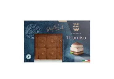 NAUJA! Tiramisu WELL DONE PREMIUM, 500 g