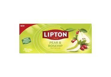 NAUJA! Vaisinė kriaušių ir erškėtuogių arbata LIPTON, 36 g