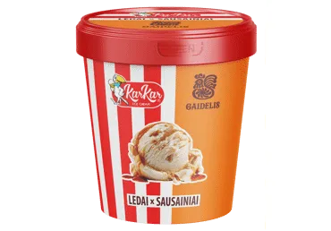 NAUJA! Valg. ledai KAR KAR & GAIDELIS, sausainių skonio, 310 g