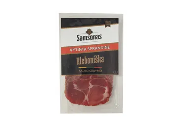 NAUJA! Vytinta KLEBONIŠKA sprandinė, sausai sūdyta, a. r., 100 g