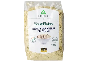 Neaktyvių mielių dribsniai EDENE, 100 g