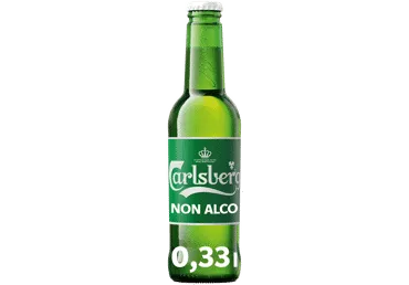 Bezalkoholisks alus CARLSBERG, 0%, stiklā, 0.33l (DEP)