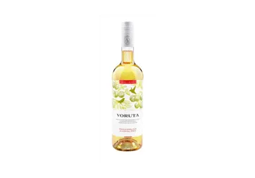 Nealkoholinis baltasis pusiau saldus vaisių vynas VORUTA, 750 ml
