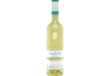 Nealkoholinis baltasis pusiau saldus vynas MAYBACH, 750 ml