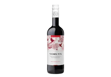 Nealkoholinis raudonasis pusiau saldus granatų vynas VORUTA, 750 ml