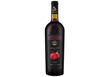 Nealkoholinis raudonasis saldus granatų vynas VEDI-ALCO, 750 ml