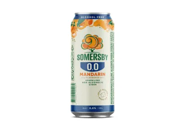 Nealkoholinis sidras SOMERSBY, Mandarine, 0,0% 0,5 l, skardinė