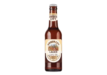 Nefiltruotas šviesus alus AMBER CITY, 5,2%, 500 ml