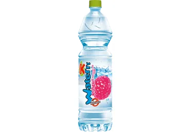 Negazuotas aviečių skonio gaivusis gėrimas KUBUŠ Waterrr, 1,5 l