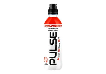 Negazuotas braškių skonio gaivusis gėrimas PULSE, 500 ml