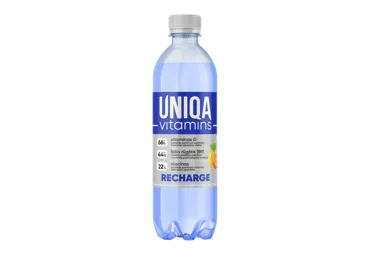 Negazuotas gėrimas UNIQA VITAMINS RECHARGE, 500 ml
