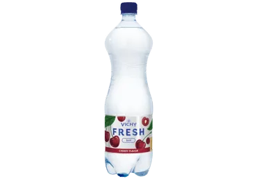 Negazuotas vyšnių skonio vanduo VICHY FRESH CHERRY, 1,5 l