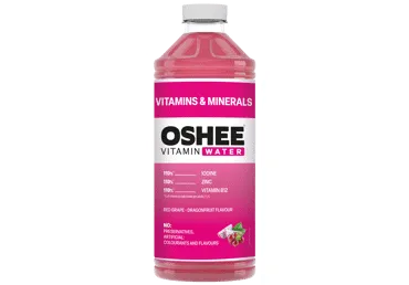 Negazuotas vitaminizuotas vynuogių ir pitajos skonio gėrimas OSHEE, 1,1 l