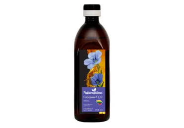 Neraf. šaltai spaustas linų sėmenų aliejus NATURALISIMO (ekologiškas), 500 ml