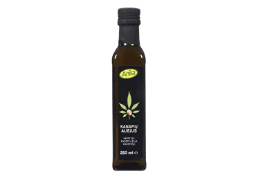 Nerafinuotas kanapių aliejus ANIRA, 250 ml