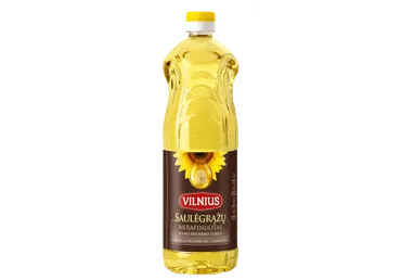Saulėgražų aliejus VILNIUS, nerafinuotas, 1 l