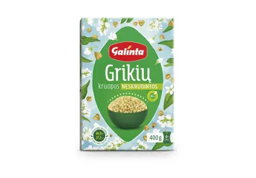 Neskrudintos grikių kruopos GALINTA, 400 g