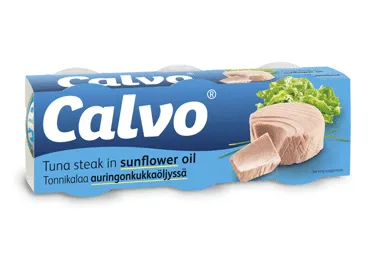 Nesmulkinti tunai aliejuje CALVO, 240 g