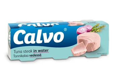 Nesmulkinti tunai CALVO savo sultyse, 240 g