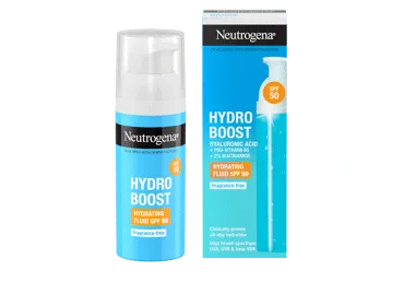 NEUTROGENA Hydro Boost apsauginis skystis SPF 50, 50ml
