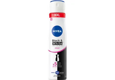 NIVEA BLACK&WHITE CLEAR purškiamasis antiperspirantas moterims, 250 ml