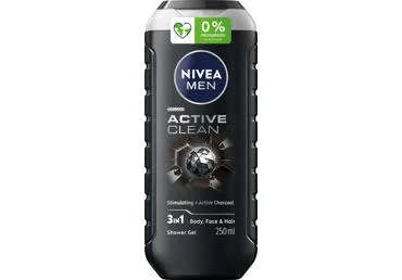 Dušo želė vyrams NIVEA Active Clean, 250 ml