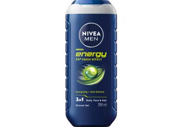 Dušo želė vyrams NIVEA Energy, 250 ml