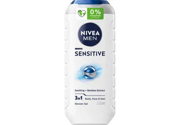 Dušo želė vyrams NIVEA Sensitive, 250 ml
