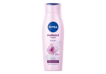 NIVEA® Hairmilk Natural Shine žvilgesio suteikiantis šampūnas, 250 ml