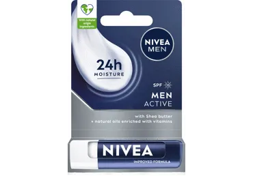 NIVEA MEN ACTIVE  lūpų balzamas, 4,8 g