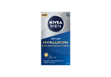 NIVEA MEN HYALURON drėkinantis veido kremas su SPF 15, 50 ml