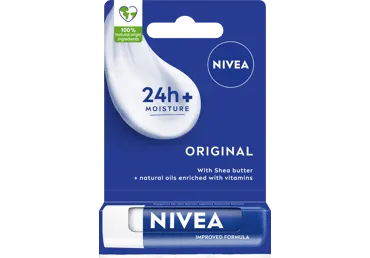 NIVEA ORIGINAL puoselėjamasis lūpų balzamas, 4,8 g