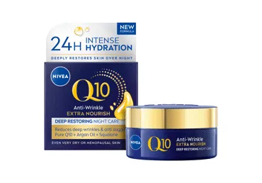 NIVEA Q10 ANTI-WRINKLE EXTRA NOURISH kremas, 50 ml