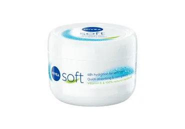 Drėkinamasis kremas veidui, kūnui ir rankoms NIVEA SOFT, 375 ml