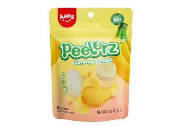 Želejas konfektes PEELERZ banānu 65g
