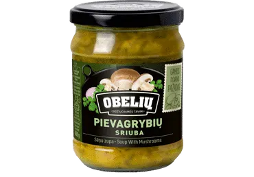 OBELIŲ grybų sriuba be konservantų, 480 g