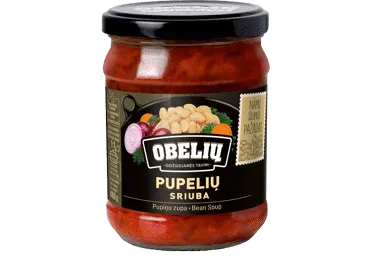 OBELIŲ pupelių sriuba be konservantų, 480 g