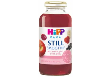Obuolių ir raud. vaisių glotnutis HIPP (nėšč. ir žind.), 200 ml