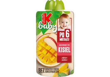 Obuolių, mangų desertas su vitaminu C, Kubuš baby, 100g