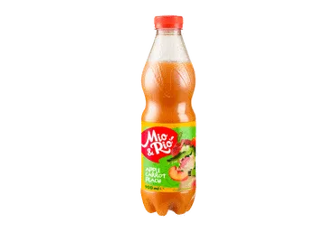 Obuolių, morkų ir persikų nektaras MIO&RIO, 900 ml