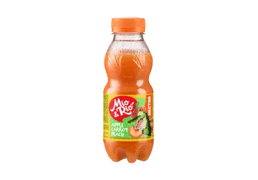 Obuolių, morkų, persikų nektaras MIO&RIO, 300 ml