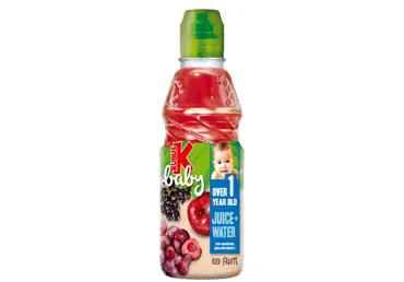 Obuolių, vyn., vyšnių, j.serb.nektaras KUBUŠ BABY (12+ mėn.), 300 ml