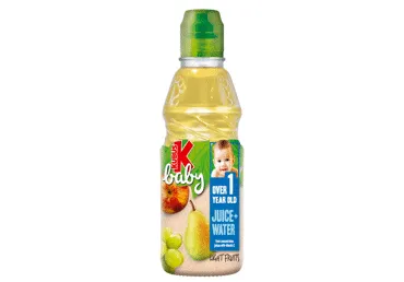 Obuolių, vynuogių, kriaušių nektaras KUBUŠ BABY (12+ mėn.), 300 ml