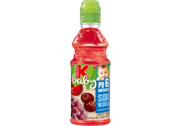 Obuolių, vyšnių, raudonųjų vynuogių nektaras nuo 6 mėn., Kubuš baby, 300 ml