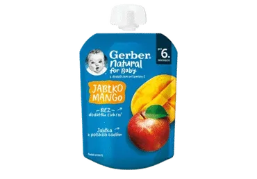 Obuol.mang.tyrelė GERBER;80g,6+, 80 g