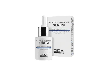 ODA PRO Drėkinamasis hialurono rūgšties ir vitamino c serumas