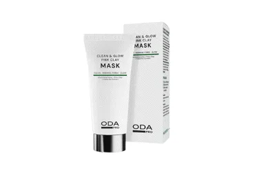 ODA PRO Valanti ir skaistinanti rožinio molio kaukė  50ml